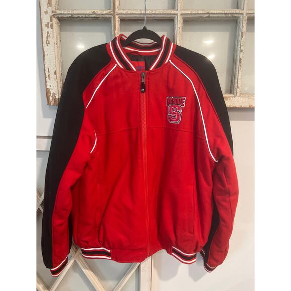 Collegiate Licensed Properties size large NC State wool blend jacket